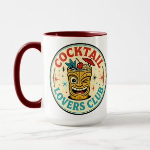 Caneca Bar de Ilha Tropical Design Retrô