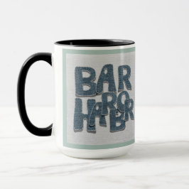 Caneca Bar Harbor Maine Denim Mug