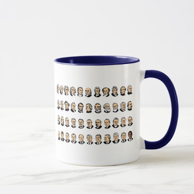 Caneca Barack Obama - Presidentes Dos Estados Unidos (Direita)