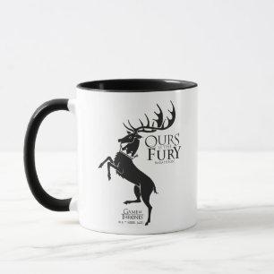 Caneca Baratheon Sigil - A nossa é a Fúria