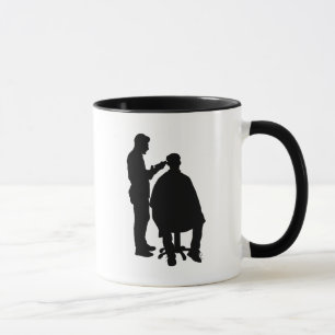 Caneca Barber Silhouette Mug Personalize com o nome