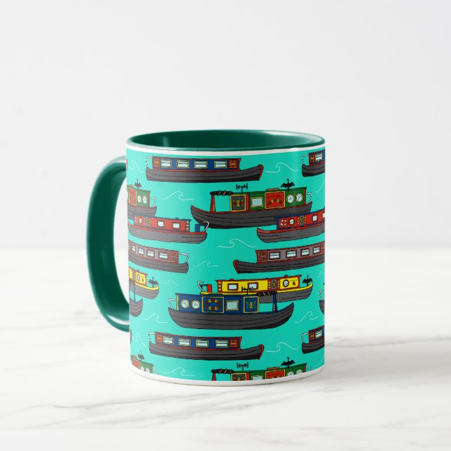 Caneca Barcaças e Barcos Estreitos Padronizados (Frente Esquerda)