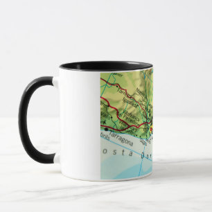 Caneca Barcelona, Mapa de Espanhas