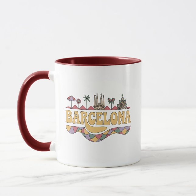 Caneca Barcelona Spain Europe (Esquerda)