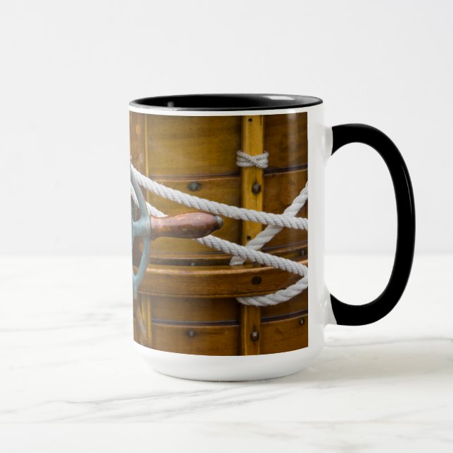 Caneca Barco de madeira antigo (Direita)