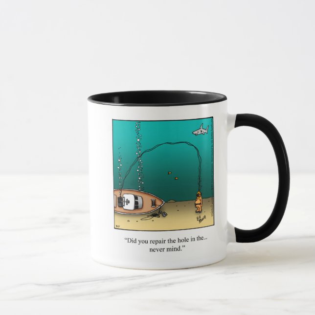Caneca Barco Humor Mug Gift (Direita)