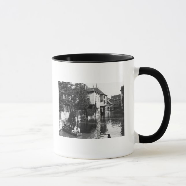 Caneca Barco no rio Gera em Erfurt (Direita)