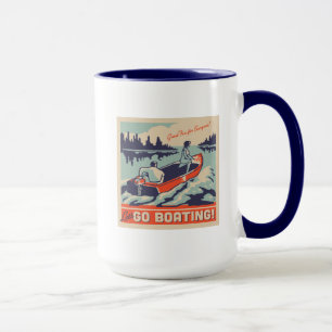 Caneca Barco vamos Go