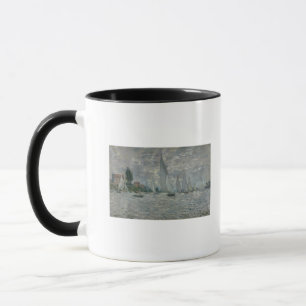 Caneca Barcos de Claude Monet , ou regata em Argenteuil