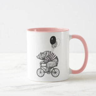 Caneca Barra de Bicicletas de Balão