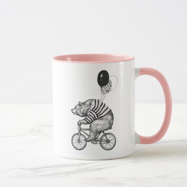 Caneca Barra de Bicicletas de Balão (Direita)