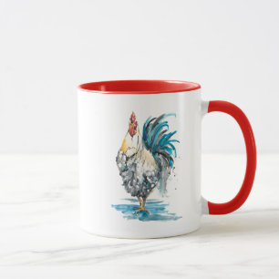 Caneca Barra do Rooster - Retrato de Aquarela