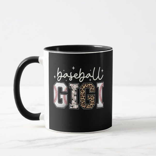 Caneca Baseball Gigi Estampa de Leopardo Coquette Arco (Esquerda)