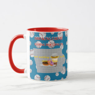 Caneca Basebol, café e donuts no estado de Iowa