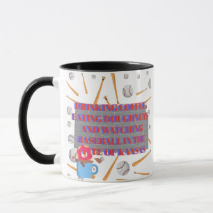 Caneca Basebol, café e donuts no Kansas