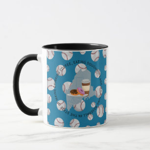 Caneca Basebol, café e donuts no Maine