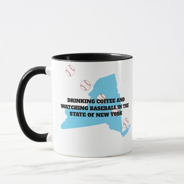 Caneca Basebol e Café em Nova York  (Esquerda)