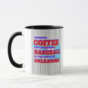 Caneca Basebol e Café em Oklahoma