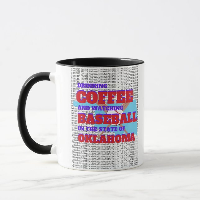 Caneca Basebol e Café em Oklahoma  (Esquerda)