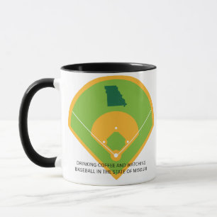 Caneca Basebol e Café no Missouri