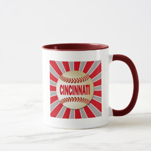 CANECA BASEBOL RETRO DE CINCINNATI