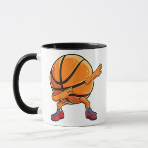 Caneca Basquete de Dabbing Bola Engraçado Homens Mulheres