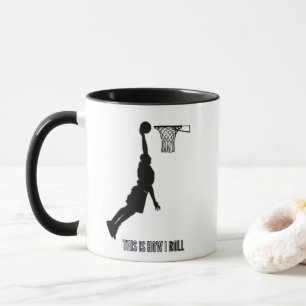 Caneca Basquete É Assim Que Eu Lanço Jovens Rapazes