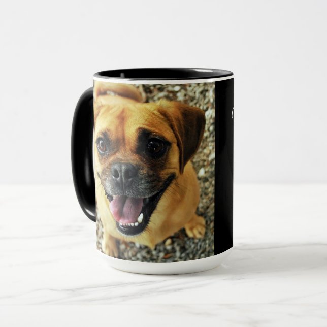 Caneca Basta carregar um arquivo favorito para adicionar  (Frente Esquerda)