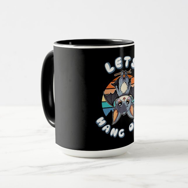 Caneca Bat Bonito Travando e Retrospectivo Sunset | Vamos (Frente Esquerda)