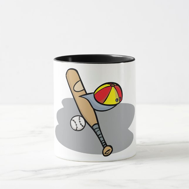 Caneca Bat De Baseball E Lâmina De Bola (Criador carregado)