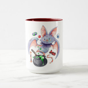 Caneca Bat Mug Bonito De Halloween
