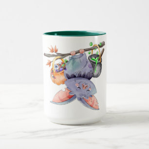 Caneca Bat Mug Bonito De Halloween