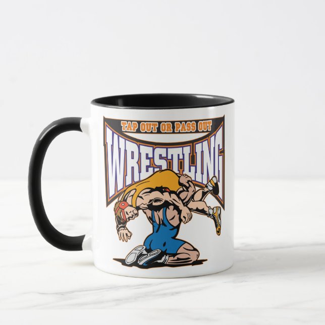 Caneca Bata para fora lutadores (Esquerda)