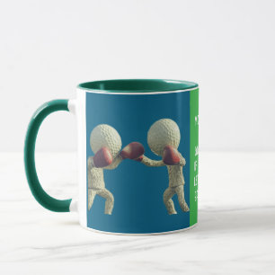 Caneca Batalha de Bolas de Golfe