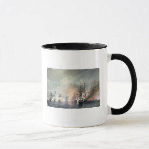 Caneca Batalha de mar Russo-Turca de Sinop