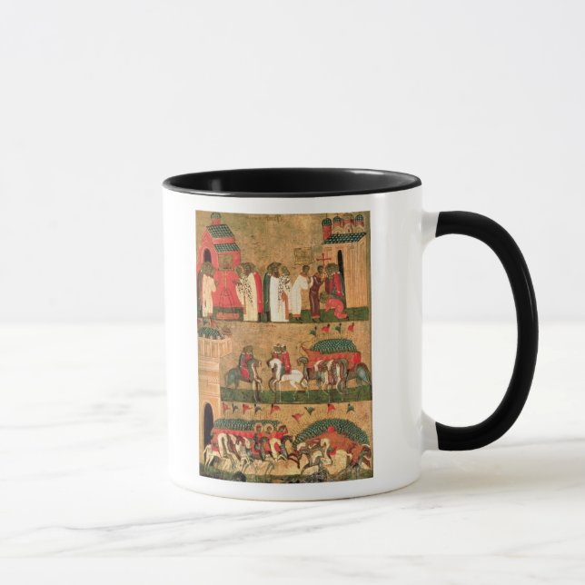 Caneca Batalha do Novgorodians com o Suzdalians (Direita)
