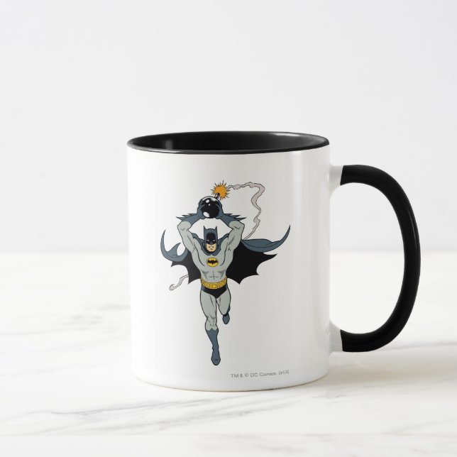 Caneca Batman Correndo Com Bomba (Direita)