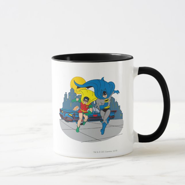 Caneca Batman E Robin Running (Direita)