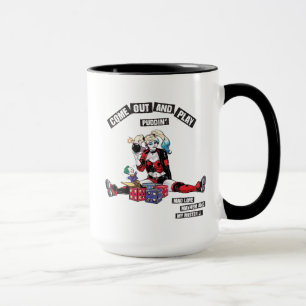 Caneca Batman   Harley Quinn "Sair E Jogar Puddin"