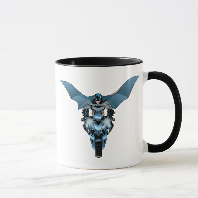 Caneca Batman na bicicleta com capa (Direita)