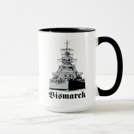 Caneca Battleship Bismarck Mug