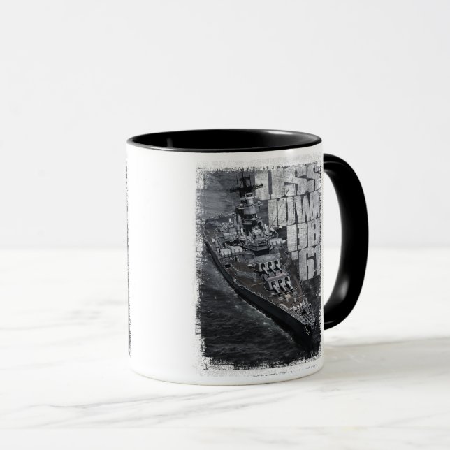 Caneca Battleship Iowa Combo Mug (Frente Esquerda)