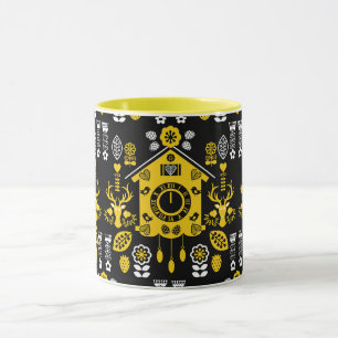 Caneca Bauernmalerei Folk Art