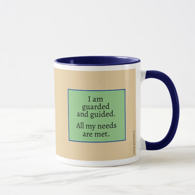 Caneca 'BE' 11 oz Guardado e Guia Café Mug (Direita)