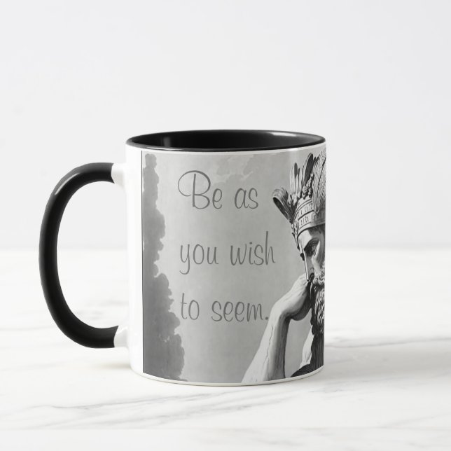 Caneca Be as you wish to seem (Esquerda)