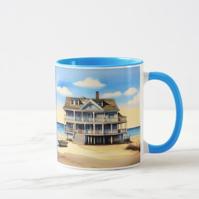 Caneca Beach House na areia (Direita)