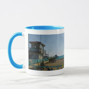 Caneca "Beach Time", do artista J.J. Barmettler