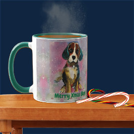 Caneca Beagle Natal Deseja