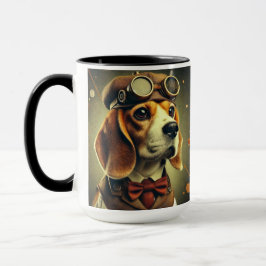Caneca Beagle Steampunk Coffee Mug Cup