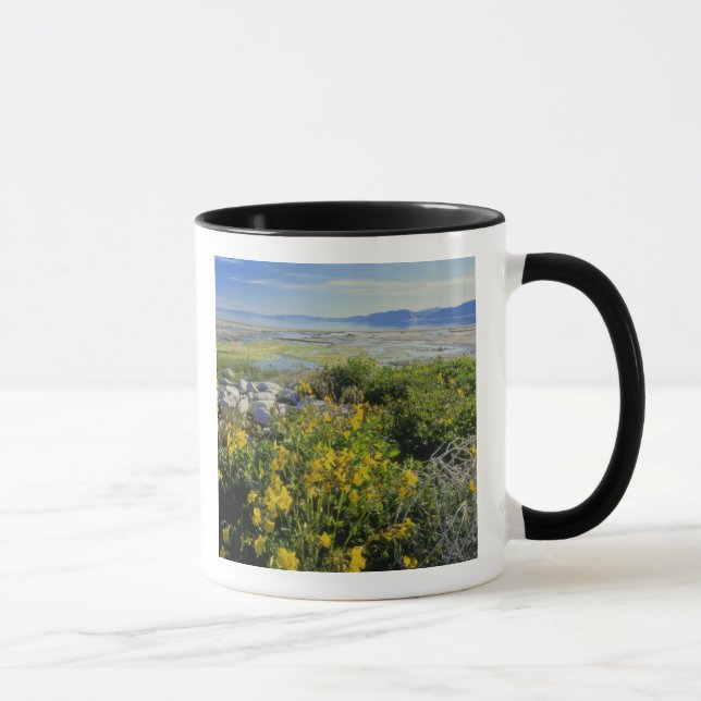 Caneca BEAR LAKE, UT, EUA, macaco-flor e tumbleweed, (Direita)
